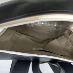 Legato Largo かるいかばん ミニリュック　キャンバスと合成皮革（黒）のリュック（新品未使用品・タグ付き）250925-2Tの画像