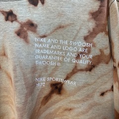 108・古着・NIKE・グランジクルーネックスウェット・ロゴ多数・サイズM程の画像