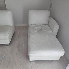■レザーワールド■総革■モダン■カウチソファセット■（参考：新品価格60万程度）の画像