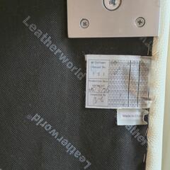 ■レザーワールド■総革■モダン■カウチソファセット■（参考：新品価格60万程度）の画像