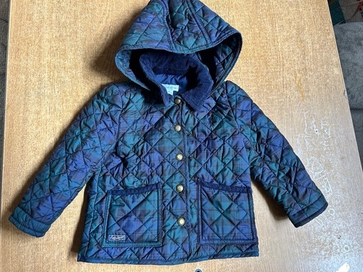 RalphLauren 定番チェック　薄手アウター　90 ラルフローレン