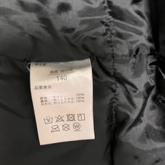 140cm 中綿 ブルゾン OUTDOOR の画像