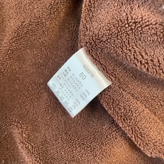 BEBE 80cm ベビー クマ耳付き　ダウンコート ジャンプスーツ　の画像