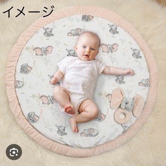 ふわふわもふもふラウンドブランケットの画像