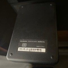外付け ハードディスク 1000GB バッファロー 1TB ポータブルHDDの画像
