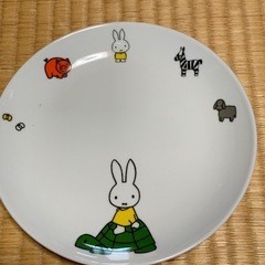 ミッフィ絵柄のお皿５枚セット-ウサギ小