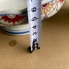 彩華　脚付小鉢　花模様和食器　高台皿
の画像