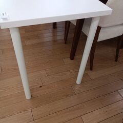 ★リユースのサカイつくば店★TK6656 NITORI テーブル ホワイト H72×D59×W140 クリーニング済みの画像