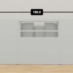 【IKEA】テレビ台　値下げしました！180×65×40 白の画像