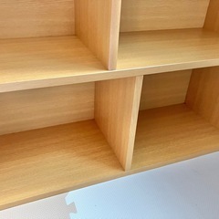 受付中！美品！ニトリ　ランドセルラック  ブックシェルフ　絵本棚付き　おもちゃ収納の画像