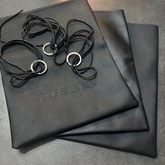 DIESEL ブラックショップ袋 3点セット