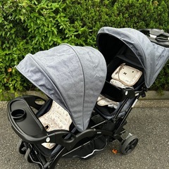 2人乗りベビーカーの画像