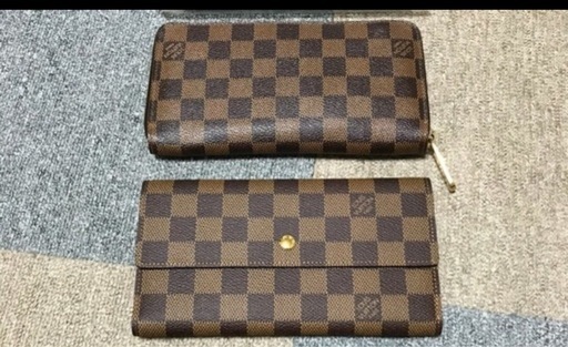 LOUIS VUITTON ダミエ長財布 2つ