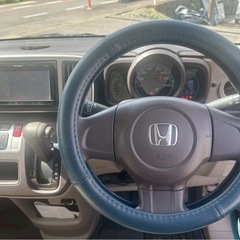 H25年式 ホンダ N-ONE ブルー★総額22.8万円★車検満タン 即日納車可能♪機関良好 10万キロ Tチェーン 社外ナビ ワンセグTV ETC スマキー Pスタート 修復歴なし！の画像