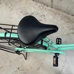 自転車　ミントグリーンの画像