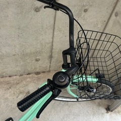 自転車　ミントグリーンの画像