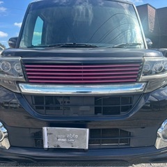 カスタム多数 カッコ良い！ダイハツ タントカスタムRS ターボ★総額35万円★車検2年付 機関良好 ナビフルセグTV BT音楽 アイスト 両側パワスラ 後席モニター ローダウン エアロ 社外アルミ 修復歴なし 機関良好の画像