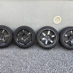 TE37❗️極上品❗️レイズ鍛造16インチアルミホイール☆165...