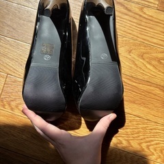 黒のハイヒール（サイズ25.5）の画像