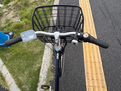 中古27インチ Panasonic電動アシスト自転車　6.6Ah3点灯　大阪