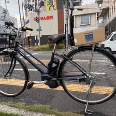 中古27インチ Panasonic電動アシスト自転車　6.6Ah...