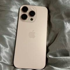 iPhone16pro256gbデザートチタニウム