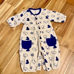 【美品含む】ユニクロ　ロンパース5枚セット　60サイズの画像