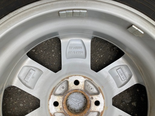ダイハツタフト純正ホイール付き165/65R15 4本セット