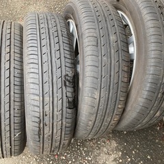 ダイハツタフト純正ホイール付き165/65R15 4本セット