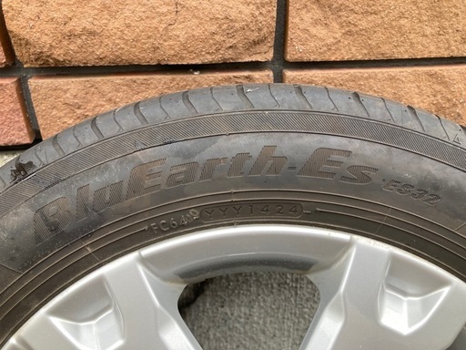ダイハツタフト純正ホイール付き165/65R15 4本セット