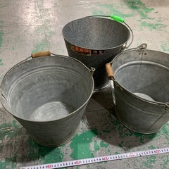 バケツ3個セットの画像