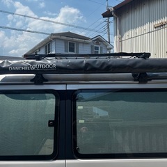 ハイエース100系　リアラダー  ルーフキャリア  サイドタープセットの画像