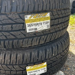 新品タイヤ　ヨコハマ　ジオランダー　265/70R16 2本の画像