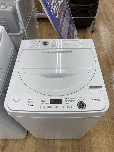 全自動洗濯機　SHARP ES-GE5F