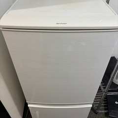 SHARP 2ドア冷凍冷蔵庫 137L SJ-D14C-W