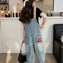 デニム　オーバーオール