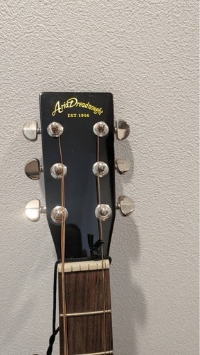 【更に値下げ】ｱｺｰｽﾃｨｯｸ ｷﾞﾀｰ ARIA ﾌﾞﾗｯｸ 色々おまけあり