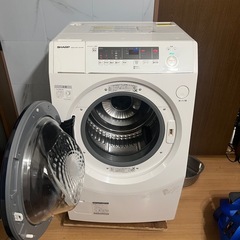 美品　シャープ　ES-H10E 2022年購入　洗濯10k 乾燥6k 大容量　ドラム式洗濯乾燥機の画像