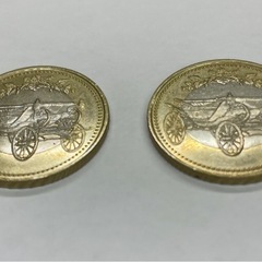 天皇陛下御在位30年記念　500円硬貨 2枚の画像