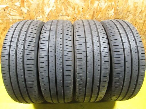 A4516　195/55R16　4本SET　ダンロップ　EC204　20年製　溝あり　コンパクトカーに
