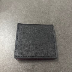 LANVIN ランヴァンランバン二つ折りコインケース 黒赤