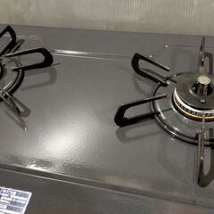 ノーリツ ガステーブル LPガス プロパンガス 左側強火力 2022年製 グリルレス ガスコンロ ガスレンジ 【17】の画像