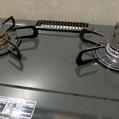 美品 パロマ ガステーブル 都市ガス 左側強火力 2020年製 ガスコンロ ガスレンジ 【F】の画像