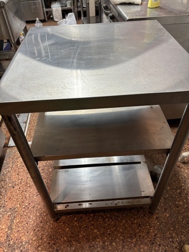 【中古】脇台 【業務用】【飲食店 店舗 厨房機器 作業台 業務用作業台】