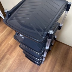  【無料】プラスチック製シューズラック（5段／幅30×奥行30×高さ80cm）市谷 引取限定の画像