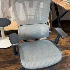 美品 ニトリ リクライニングオフィスチェア OC701 GYの画像