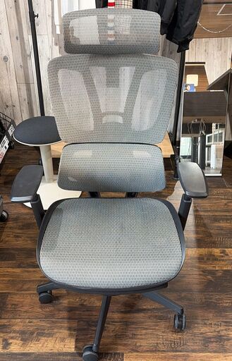 美品 ニトリ リクライニングオフィスチェア OC701 GY