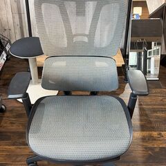 美品 ニトリ リクライニングオフィスチェア OC701 GYの画像