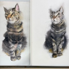 第4水曜日【セブンカルチャー溝の口】透明水彩画初歩の初歩の画像