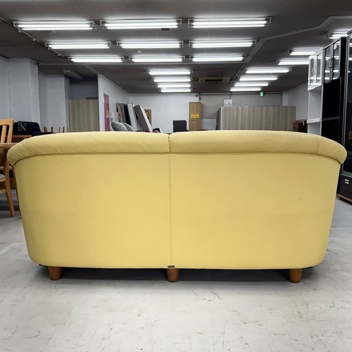 【超美品‼️】定価数十万♪ マルニ木工 180cm幅3人掛けソファ 3P ソフトレザー製♪